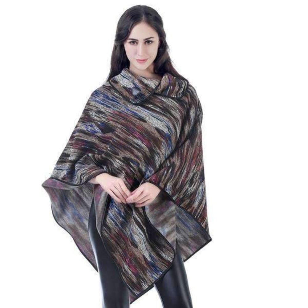 Mad Style Poncho - Ava Streaked